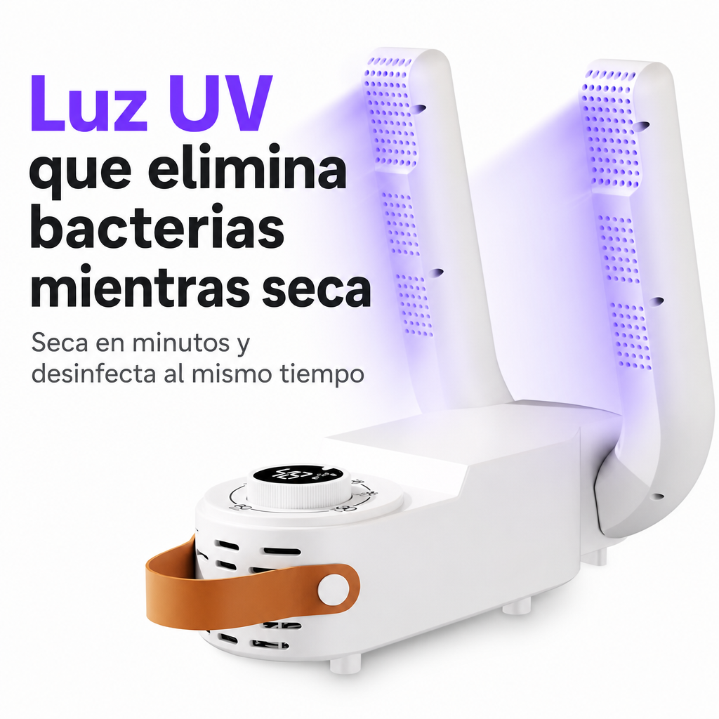 Secador Inteligente de Zapatos con Luz UV